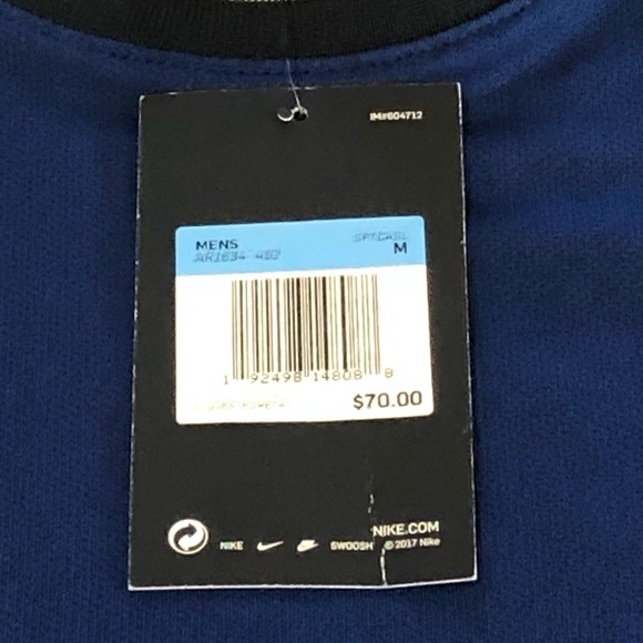 RARE 2017 NIKE NSW SPORTSWEAR JERSEY SHIRT MENS MEDIUM - Picture 7 of 15